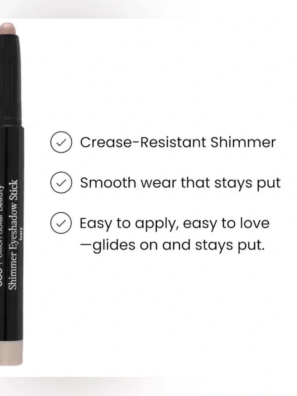 bdb Starstruck Shimmer Eyeshadow Stick Trio - champagne, plum,  lavender NIB